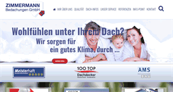 Desktop Screenshot of mz-dach.de